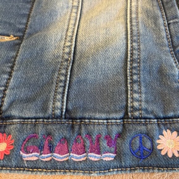 WOMENS LEE RIDER EMBROIDERED DENIM JACKET - Picture 6 of 8